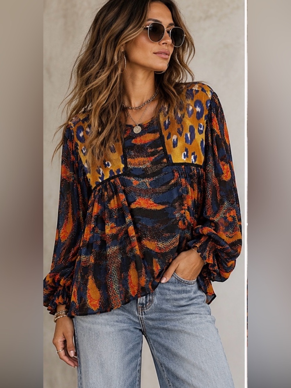 Blank London Patterned Women's Top